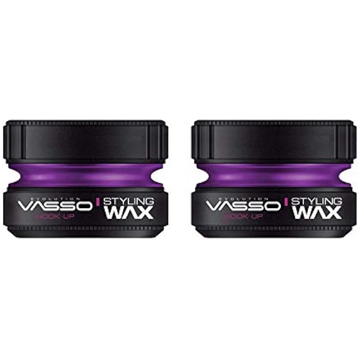 Vasso Pro Aqua Hook Up Hair Styling Water Based Gel Wax (2 Pieces Offer), Purple